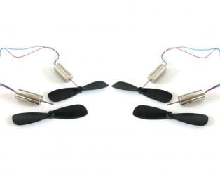 720 Magnetic Micro Coreless Motor + 55 MM Propeller for Micro Quadcopters – (Set of 4Pcs)