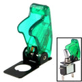 Toggle Switch Safety Cap - Transparent Green