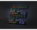 Waveshare RGB Full-Color LED Matrix Panel, 2.5mm Pitch, 64×64 Pixels, Adjustable Brightness