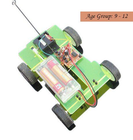 DIY Mini Battery Powered 4 Wheel Drive Car