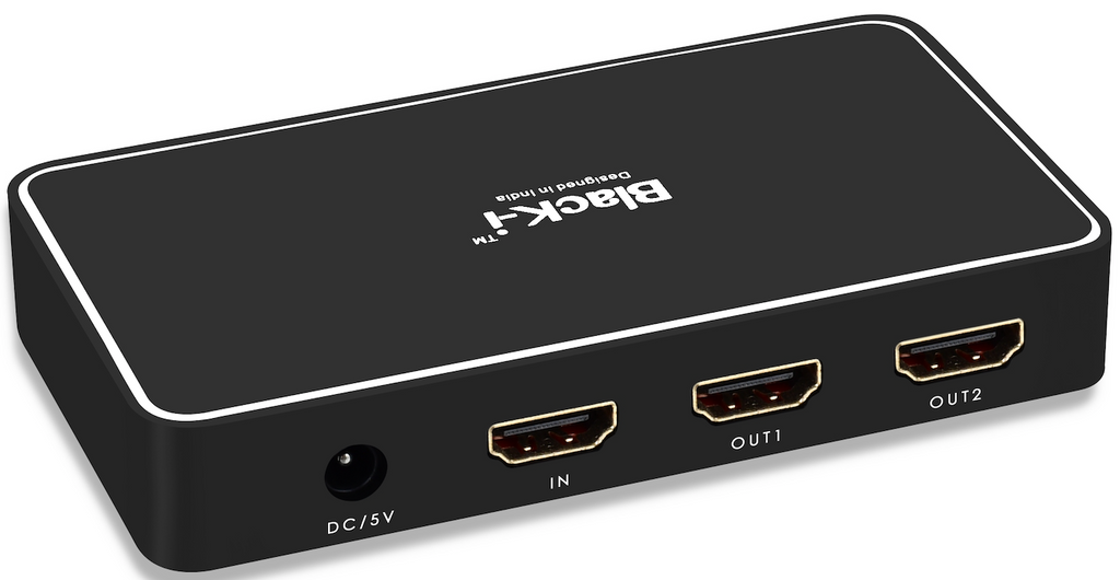 Black-i HDMI Splitter 1 input 2output