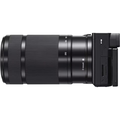 Sony Alpha ILCE-6100X with Upgraded SELP1650 (Ver 2) Power Zoom Lens + SEL55210 Lens