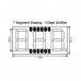 0.56 inch Red 4 Digit 7 Segment LED Display CC 12pin (2 pcs.)