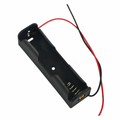 18650 1S Cell Holder Spring End with Wire