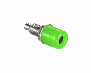 Green 4mm Banana Jack Socket ?7.5mm Panel Socket