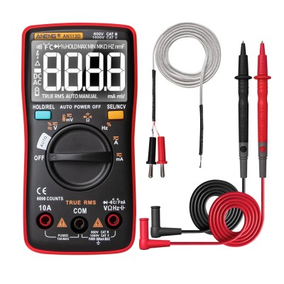 ANENG AN113D Intelligent Auto Measure True – RMS Digital Multimeter