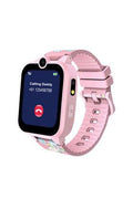 SPIKY Unisex Spiky Pink Dial Silicone Smartwatch with Dual Camera