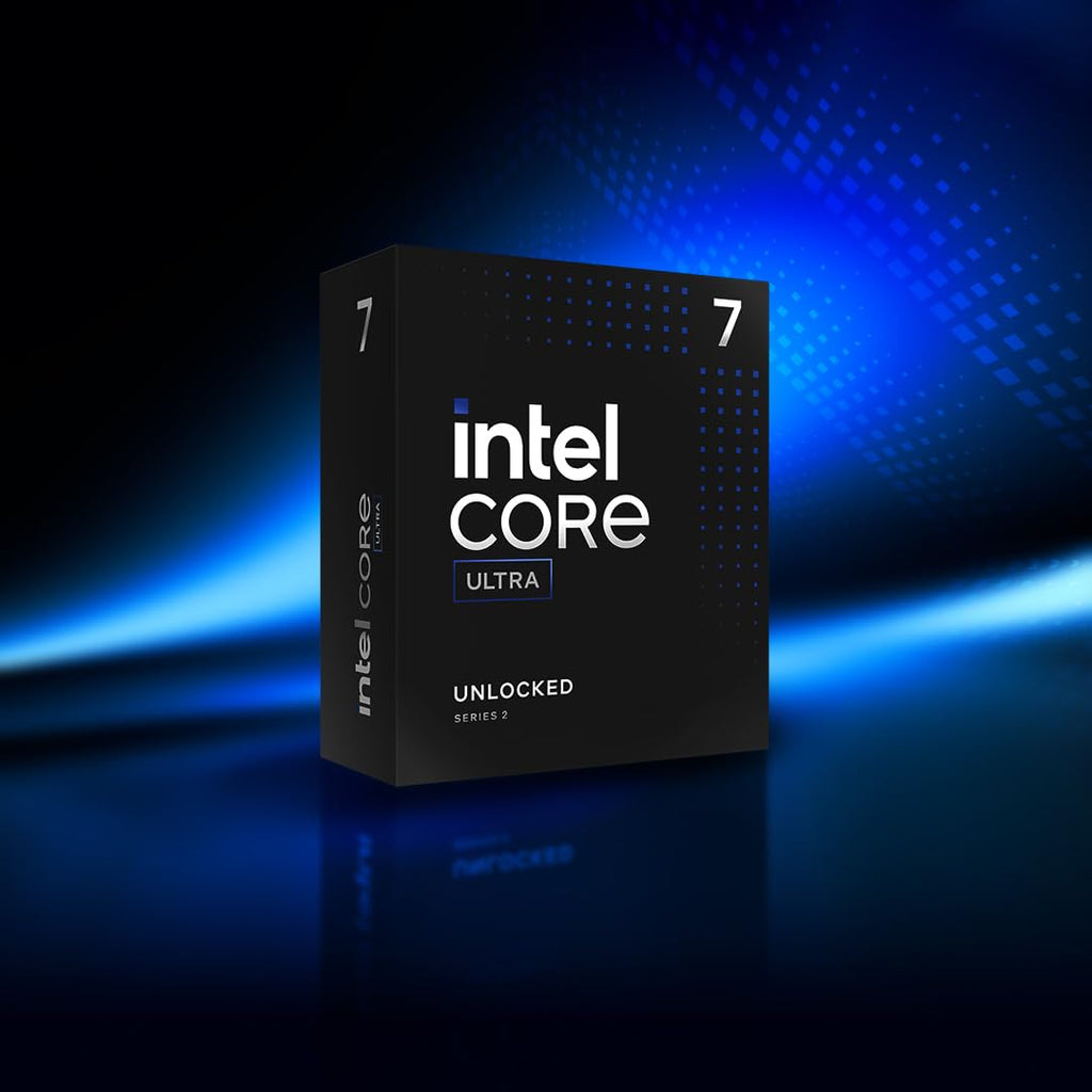Intel Core Ultra 7 265K Desktop Processor - retail box angle