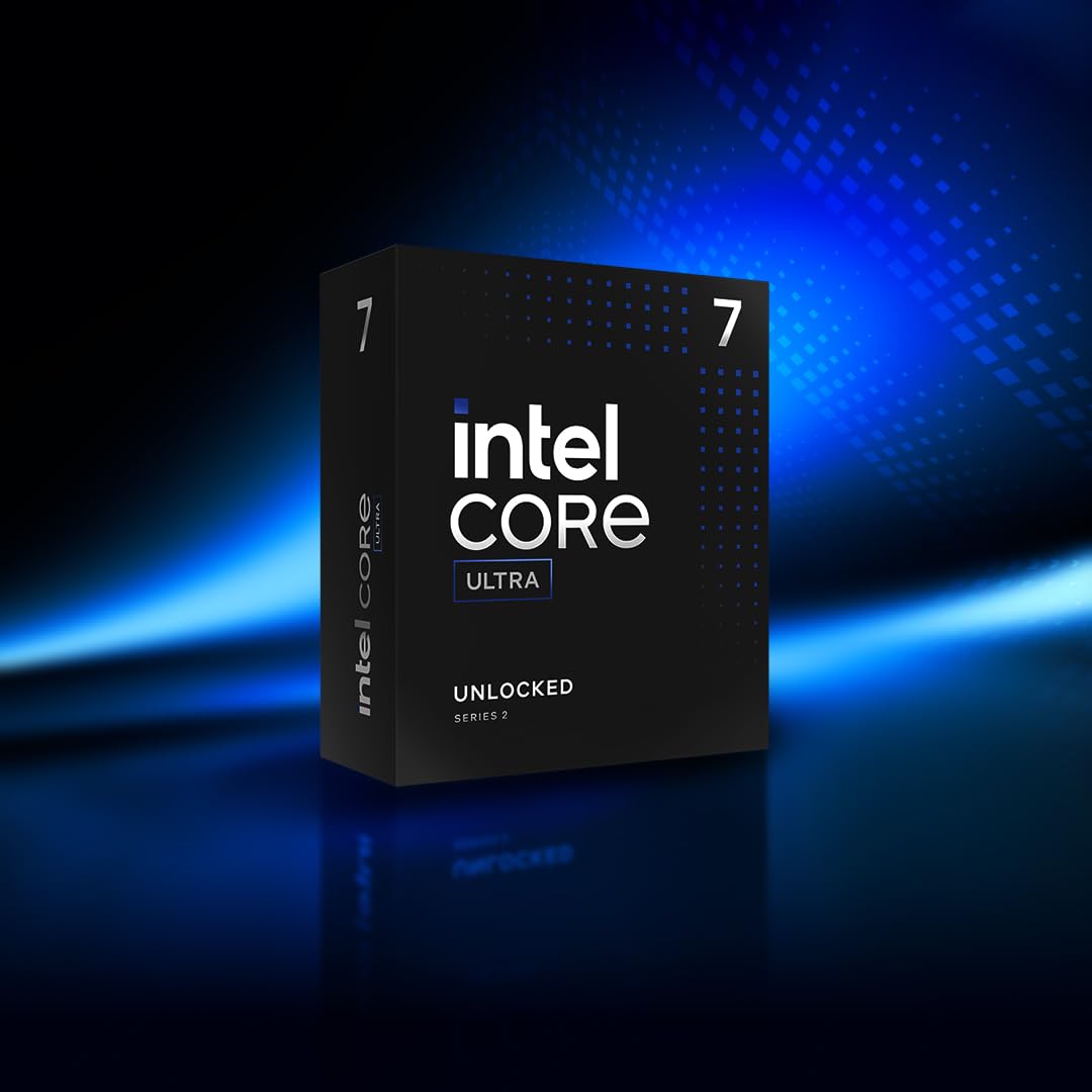 Intel Core Ultra 7 265K Desktop Processor - retail box angle