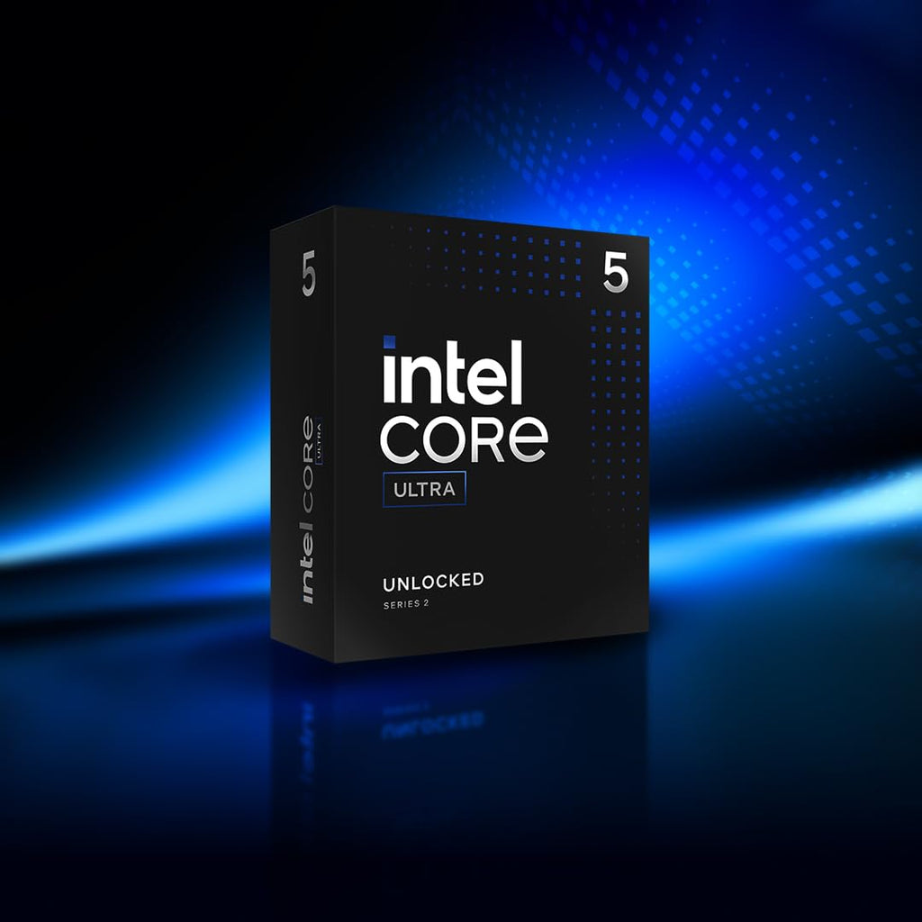Intel Core Ultra 5 245K Desktop Processor - retail box angle