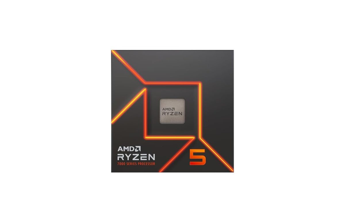 AMD Ryzen 5 7500F Desktop Processor - retail box front