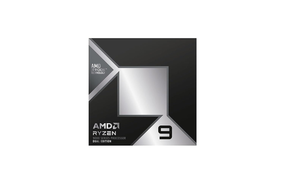 AMD Ryzen 9 9950X3D2 Dual Edition Desktop Processor - retail box, front view