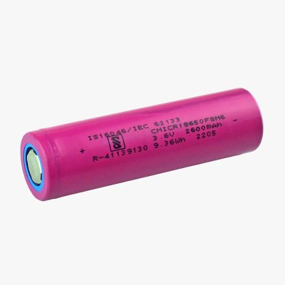 High Quality 2600mAh ICR-18650 3.7V Lithium-ion Battery (3C EV Grade)