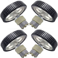4 pieces 10 X 2 Cm Gear Motor Robot Wheel & 4 pieces 200 RPM Gear Motor