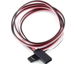 SafeConnect FLAT 60CM 22AWG Servo Lead Extension (Futaba) Cable