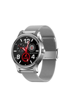 GIORDANO Unisex 44 mm Black Dial Mesh Full Touch Smartwatch - GT01-SS - The Tech Depot