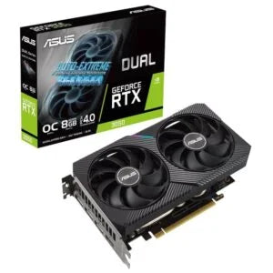 ASUS GeForce RTX 3050 Dual OC LHR 8GB GDDR6 Graphics Card