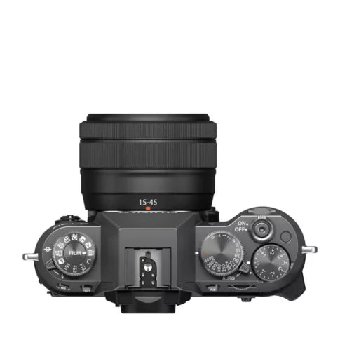 Fujifilm X-T50 Mirrorless Camera with XC 15-45mm F/3.5-5.6 OIS PZ Lens, Charcoal Silver