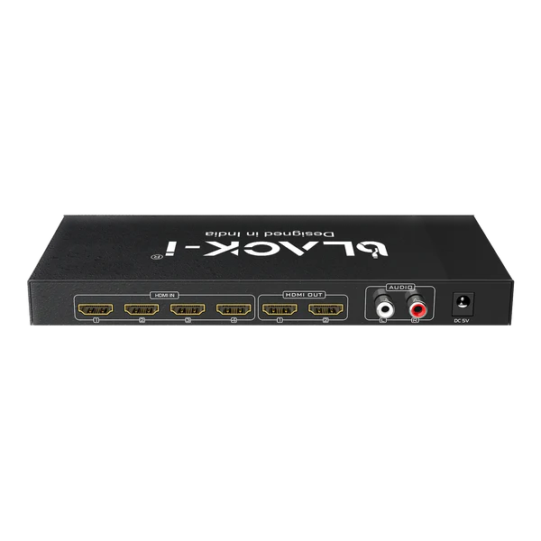 Black-i HDMI 4 in 2 Out Matrix Switcher