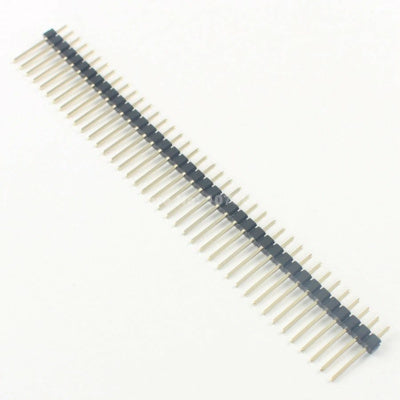 40 x 1 Male Header Pins - Long Pitch 2.54mm Length 15mm