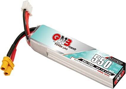 GNB 550mAh 2S1P 7.4V 90C Long Type Lipo Battery