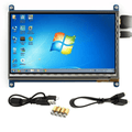 7 inch LCD Capacitive Touch Panel with HDMI and USB Cable