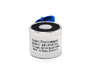 DC 12V KK-P30/25 15KG Lifting Solenoid Electromagnet - The Tech Depot