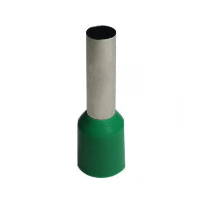 Insulated Bootlace Wire Crimp Ferrule End Terminal Lug-Green-0.75 sqmm