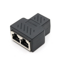 1 to 2 ways RJ45 female splitter connector LAN RJ45 cat6 cat5e cat5 - The Tech Depot