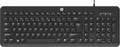 HP K160 wired USB keyboard in black
