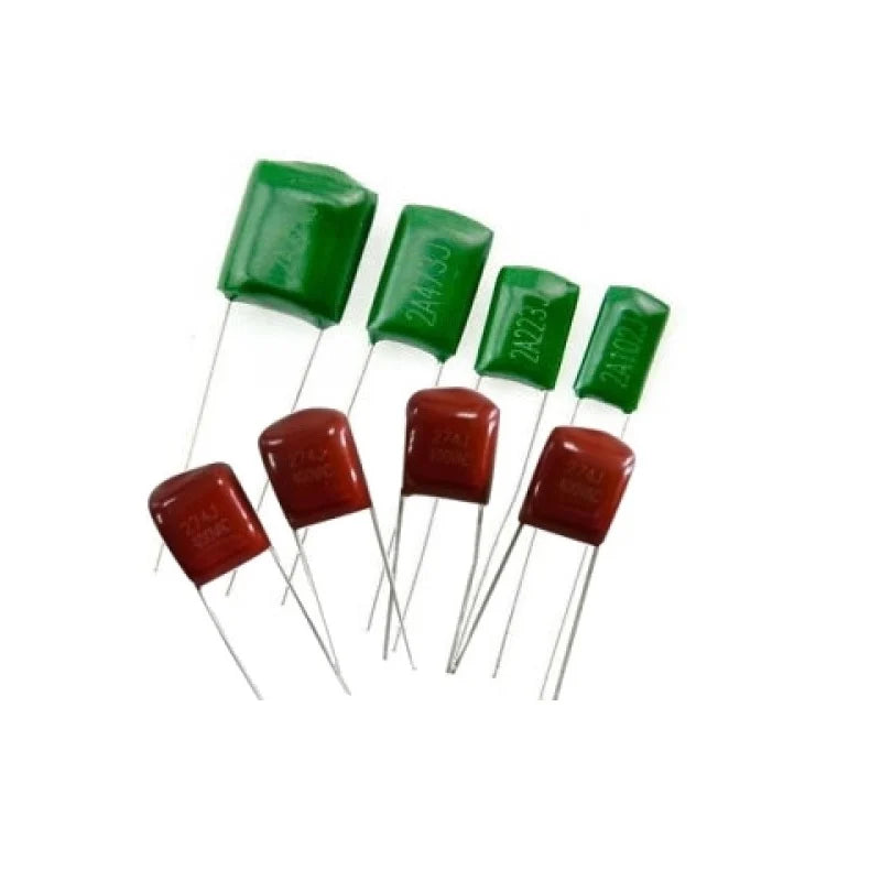 330nF (0.33uF – 334J) – 400V Polyester Film Capacitor-(pack of 5)