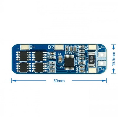 3S 11.1V 10A 18650 Lithium Battery Overcharge And Over-current Protection board-Good Quality