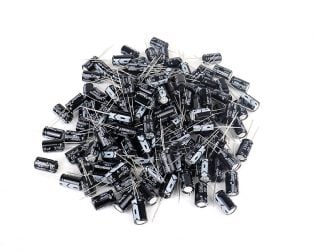 330uf 50V Through Hole 10×17 Electrolytic Capacitor (Pack of 500) - The Tech Depot