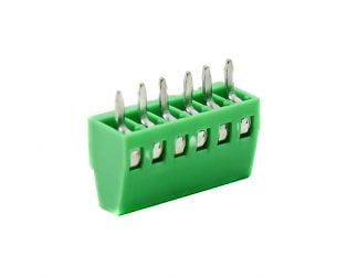 6 Pin 5.08mm Pitch Pluggable Screw Terminal Block (Pack of 3)