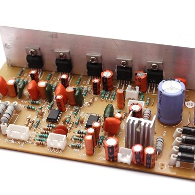 5.1-6.1 Stereo Home Theater Kit Audio Amplifier Board And Bass Boost Support with 5 TRANSISTOR (TDA 2030,150W)