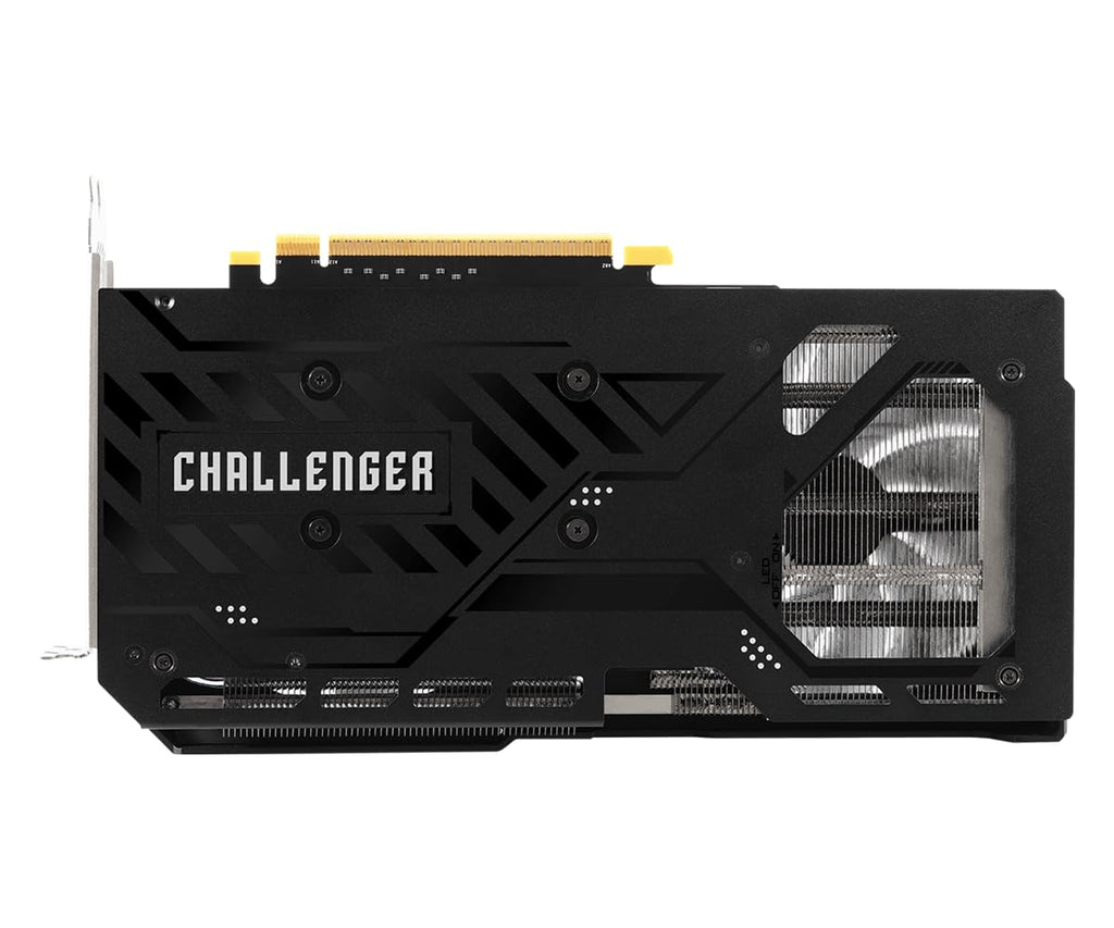 ASRock Intel Arc B570 Challenger 10GB OC GDDR6 Graphics Card - backplate
