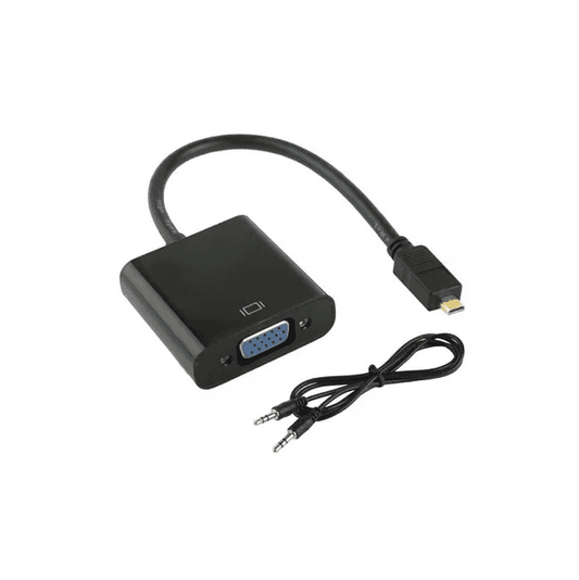 Micro HDMI to VGA Converter with Audio Cable