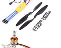 A2212 1400KV Brushless Motor for Drone with SimonK 30A ESC and 1045 Propeller Set - The Tech Depot