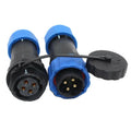 SD20 4PIN 25A Waterproof Cable Mount Aviation Connector  Male Plug+Female Socket IP68