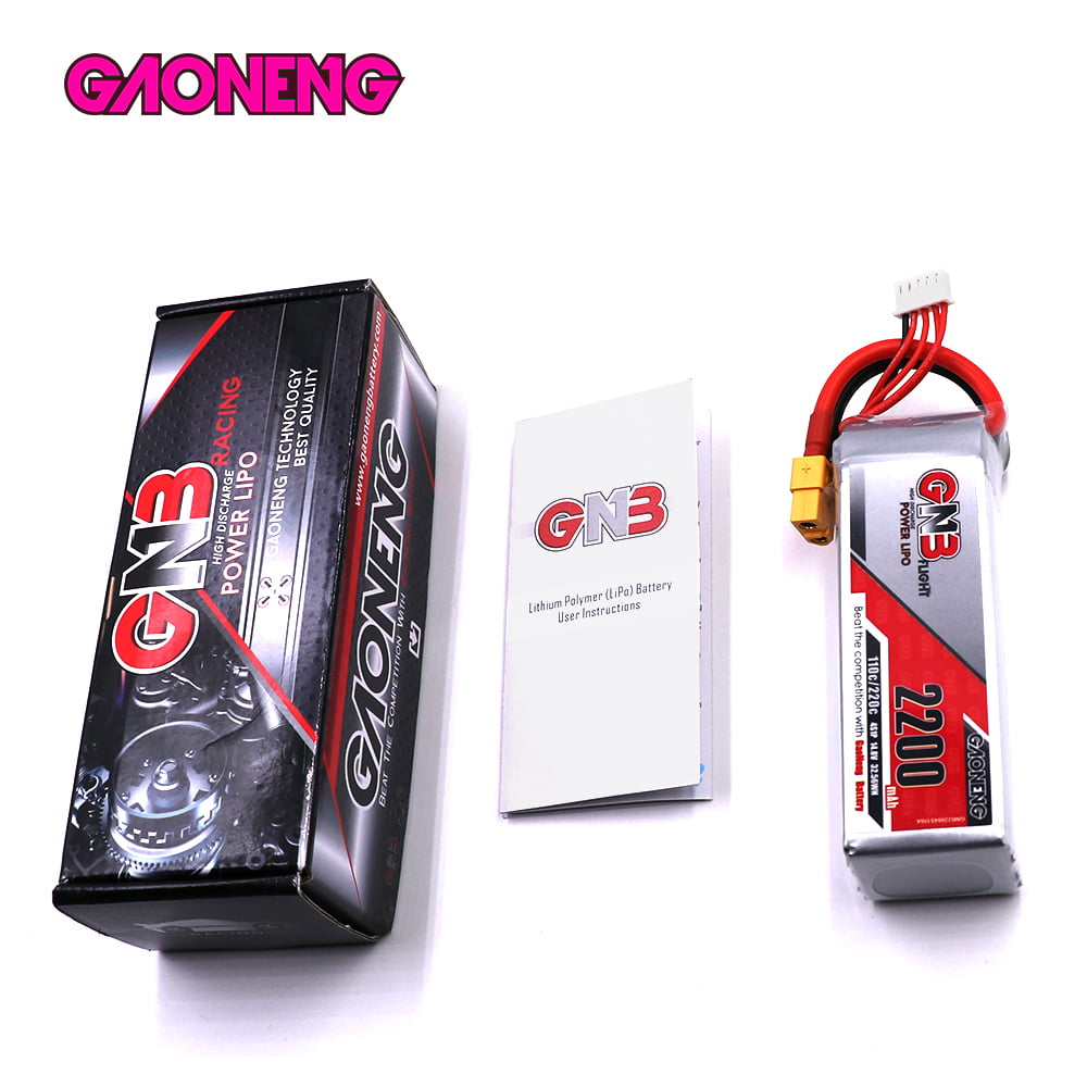 GNB 2200mAh 4S1P 14.8V 110C Lipo Battery