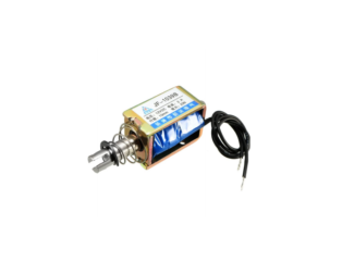 JF-1039B DC12V 25N 10MM Push-pull Permeable Electromagnet Lock