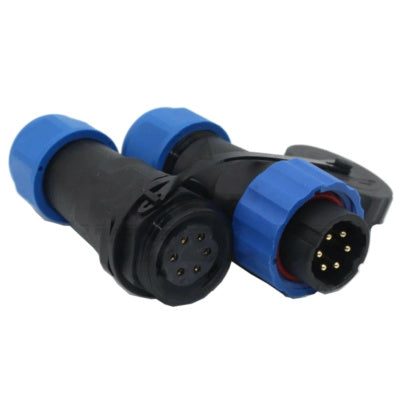 SD20 6PIN 10A Waterproof Cable Mount Aviation Connector Male Plug+Female Socket IP68