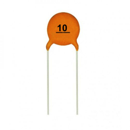 10pF 50V Ceramic Capacitor DIP (pack of 50)