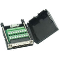 DB25 Male to Screw Terminal Breakout with Case - The Tech Depot