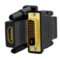 Black-i DVI 24+1 to HDMI Female Converter