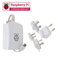 5.1V, 2.5A Raspberry Pi 3B Stontronics Adapter (White)