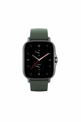 AMAZFIT Unisex 43 mm GTS2e Green Dial Silicone Amoled Smart Watch - A2021