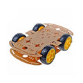 4 Wheels DIY Smart car 4WD Smart Robot Car Chassis Kit For student DIY experiments