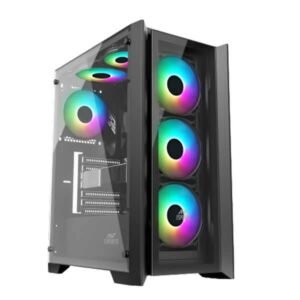 Ant Esports ICE-170TG (ATX) Mid Tower Black Cabinet