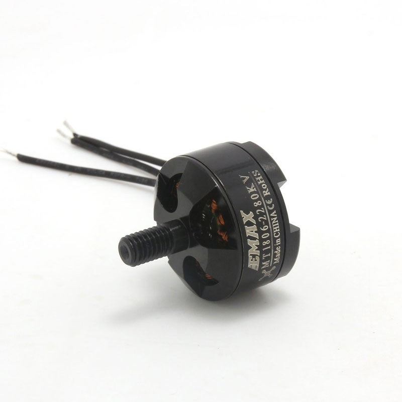 EMAX MT1806 Brushless DC Motor KV2280 (Original) – Black Cap (CW)